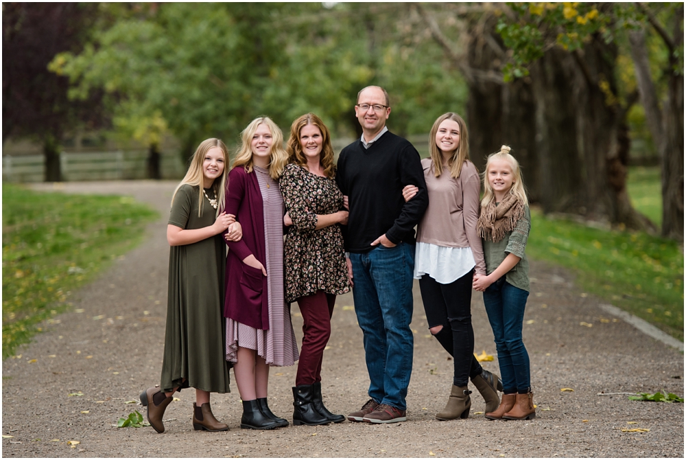 fall family photo taken by professional family photographer